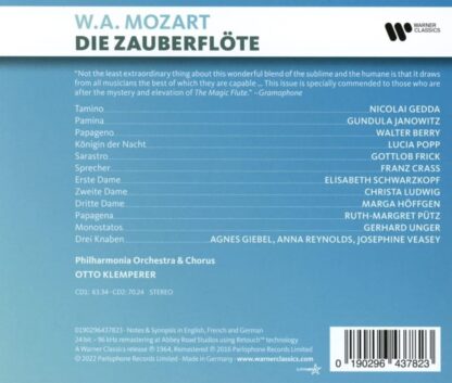 Photo No.2 of Wolfgang Amadeus Mozart: Die Zauberflöte