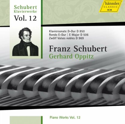 Photo No.1 of Franz Schubert: Piano Works Vol. 12 - Piano Sonata D 850, 5 Rondo E-Dur, E Major D 506, Zwolf Valses Nobles D 969