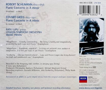 Photo No.2 of Edvard Grieg & Robert Schumann: Piano Concertos