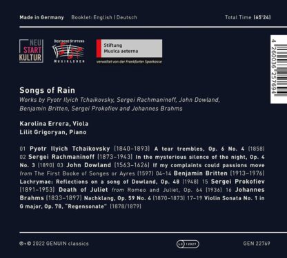 Photo No.2 of Songs Of Rain