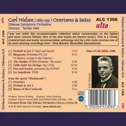 Photo No.2 of Carl Nielsen: Overtures & Suites