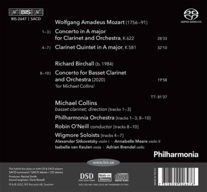 Photo No.2 of Mozart & Birchall: Clarinet Concertos