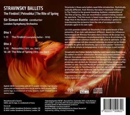 Photo No.2 of Igor Stravinsky: Ballets