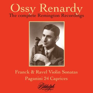 Photo No.1 of Ossy Renardy: The Complete Remington Recordings