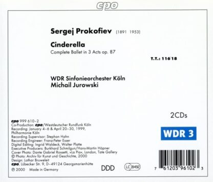 Photo No.2 of Prokofiev: Cinderella, Op. 87