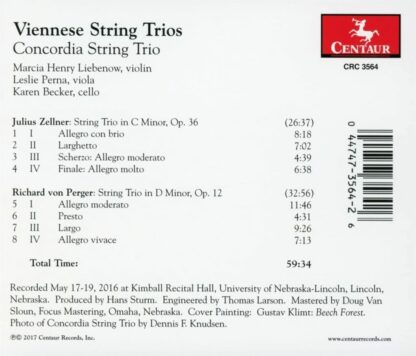 Photo No.2 of Zellner & Perger: Viennese String Trios
