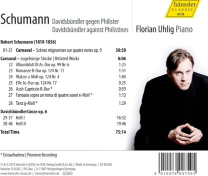 Photo No.2 of Robert Schumann: Complete Piano Works Vol. 8