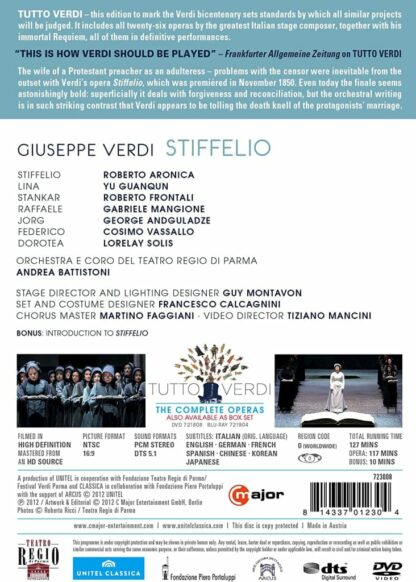 Photo No.2 of Giuseppe Verdi: Stiffelio (Tutto Verdi Vol.15)