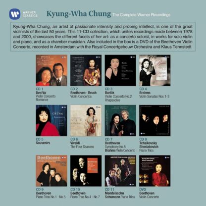 Photo No.2 of Kyung Wha Chung - The Complete Warner Recordings