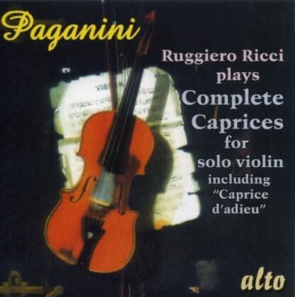 Photo No.1 of Niccolo Paganini: Complete Caprices for solo violin - Ruggiero Ricci