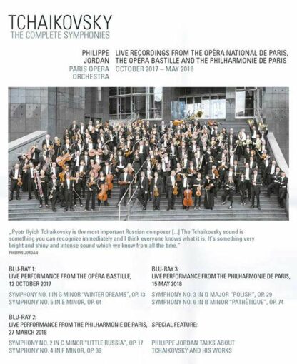 Photo No.2 of P. I. Tchaikovsky: The Complete Symphonies - Paris Opera Orchestra & Philippe Jordan