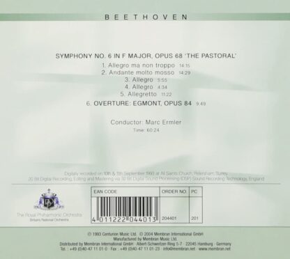 Photo No.2 of Ludwig van Beethoven: Symphony No. 6 op. 68 Pastoral & Egmont Overture