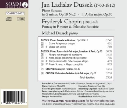 Photo No.2 of Jan Ladislav Dussek & Fryderyk Chopin: Romantic Revolution Volume II