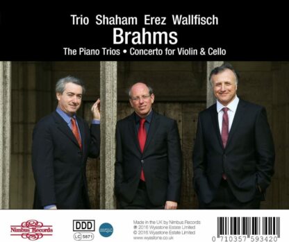 Photo No.2 of Johannes Brahms Piano Trios Nos. 1-3 and Concerto for Violin & Cello Op.102
