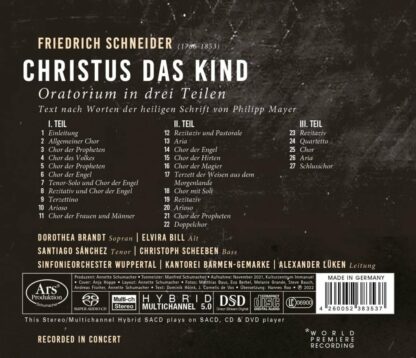Photo No.2 of Friedrich Schneider: Christus das Kind (Oratorium)