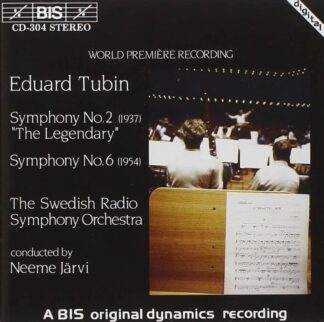 Photo No.1 of Eduard Tubin: Symphonies Nos. 2 & 6 - Neeme Järvi