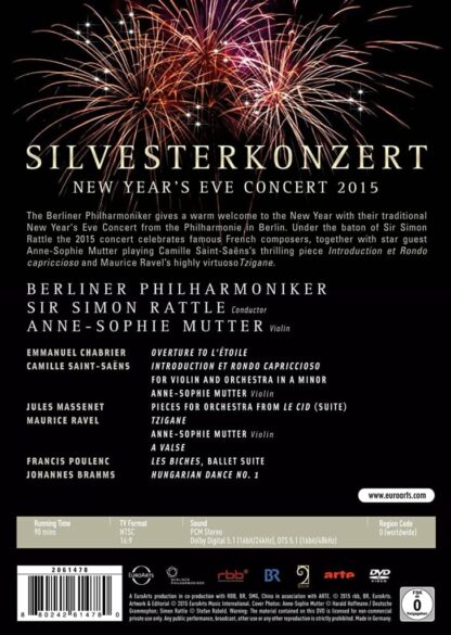Photo No.2 of New Year's Eve Concert 2015 - Anne-Sophie Mutter, Berliner Philharmoniker & Simon Rattle