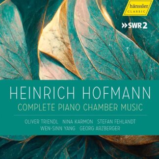 Photo No.1 of Heinrich Hofmann: Complete Piano Chamber Music