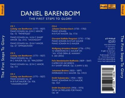 Photo No.2 of Daniel Barenboim - The First Step of Glory