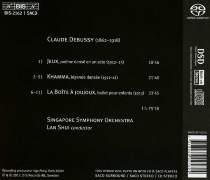 Photo No.2 of Claude Debussy: Jeux, Khamma & La boîte à joujoux