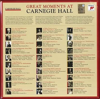 Photo No.2 of Great Moments at Carnegie Hall