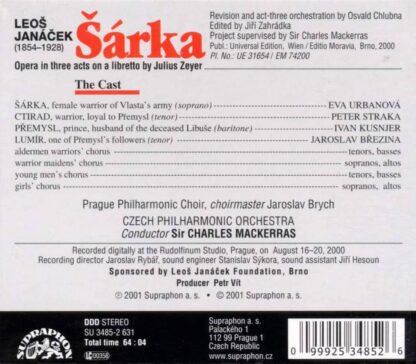 Photo No.2 of Leos Janacek: Sarka (Opera in 3 Acts)