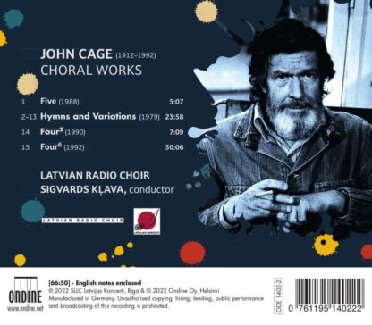 Photo No.2 of John Cage: Choral Works - Latvian Radio Choir & Sigvards Klava