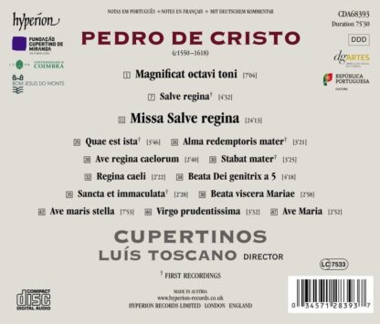 Photo No.2 of Pedro de Cristo: Magnificat, Marian Antiphons & Missa Salve Regina