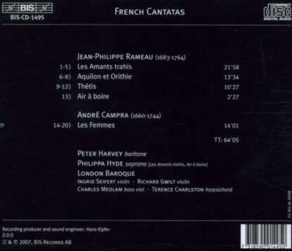 Photo No.2 of French Cantatas by Rameau and Campra - Peter Harvey & Philippa Hyde