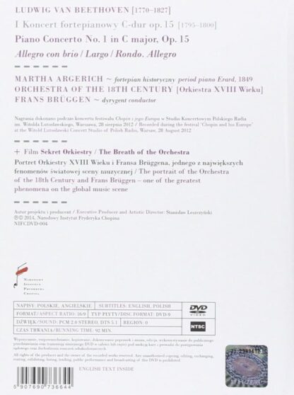 Photo No.2 of L. V. Beethoven: Piano Concerto No. 1 - Martha Argerich