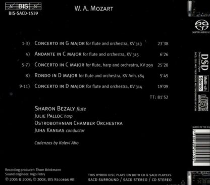 Photo No.2 of W. A. Mozart: Complete Works for Flute & Orchestra - Sharon Bezaly
