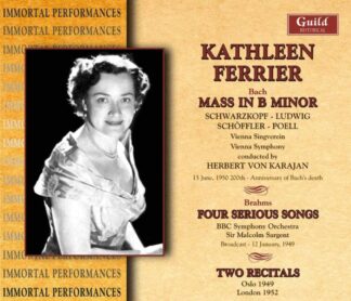 Photo No.1 of J. S. Bach: Mass in B minor - Kathleen Ferrier