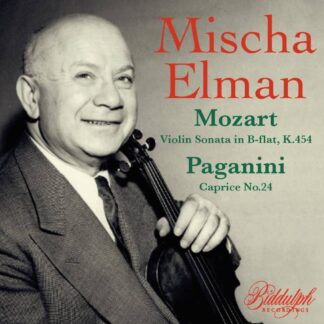 Photo No.1 of Mischa Elman plays Mozart & Paganini