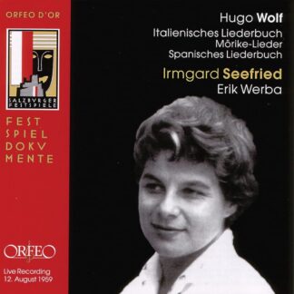 Photo No.1 of Hugo Wolf: Italienisches Liederbuch - Irmgard Seefried