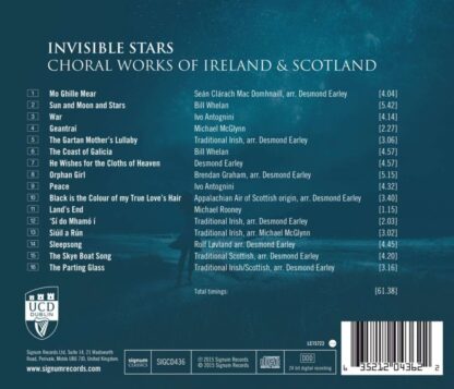 Photo No.2 of Invisible Stars: Choral Works of Ireland & Scotland