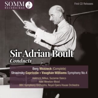 Photo No.1 of Sir Adrian Boult conducts Berg's Wozzeck, Stravinsky's Capriccio & Vaughan Williams' Symphony No. 4