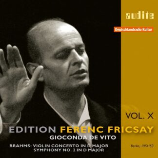 Photo No.1 of Johannes Brahms: Violin Concerto & Symphony No. 2 - Ferenc Fricsay Edition Vol. 10