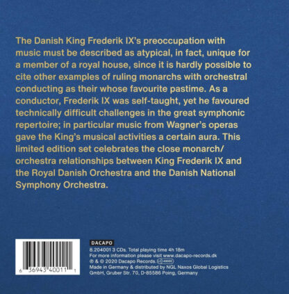 Photo No.2 of Frederik IX Conducts the Royal Danish Orchestra & Danish National Symphony Orchestra