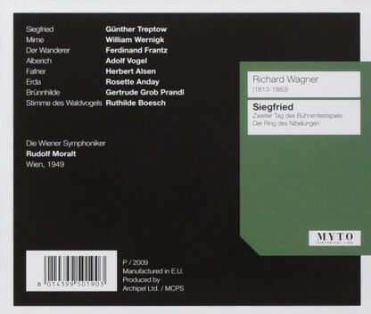 Photo No.2 of Richard Wagner: Siegfried (Wien 1949)