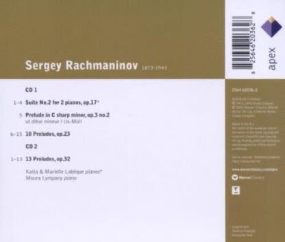 Photo No.2 of Sergei Rachmaninov: 24 Preludes, Suite No. 2