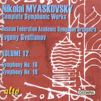 Photo No.1 of Nikolai Myaskovsky: Complete Symphonic Works, Vol. 12
