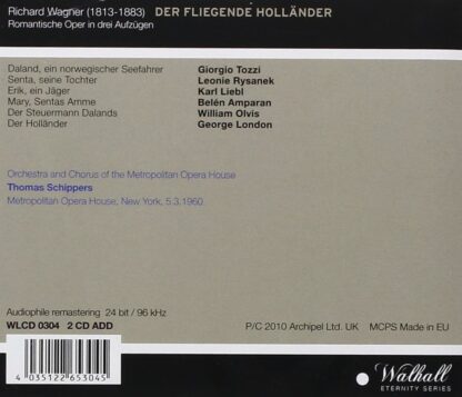 Photo No.2 of Richard Wagner: Der Fliegende Holländer - George London & Leonie Rysanek