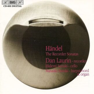 Photo No.1 of Georg Friedrich Händel: Recorder Sonatas - Dan Laurin