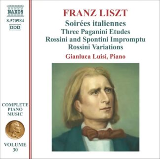 Photo No.1 of Franz Liszt: Complete Piano Music, Vol. 30 - Gianluca Luisi